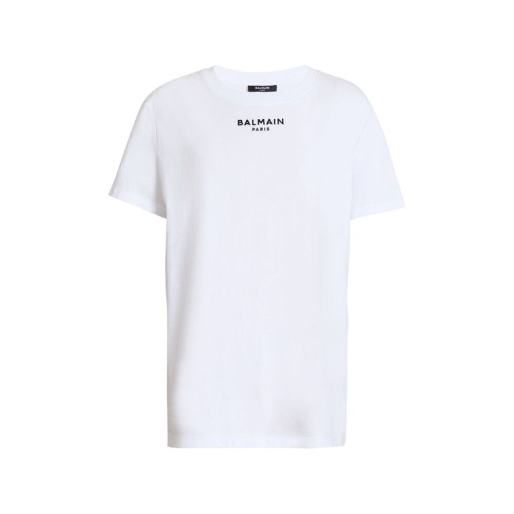 Balmain Women Logo Cotton T-Shirt